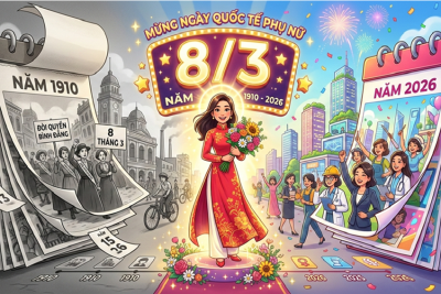 Kỷ niệm116 năm ngày Quốc tế Phụ nữ (8/3/1910 – 8/3/2026): Hành trình của yêu thương và khẳng định giá trị !