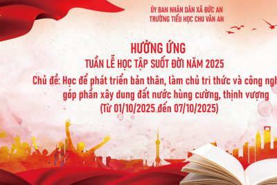 Phát động hưởng ứng tuần lễ học tập suốt đời năm 2025 (Từ 01/10/2025 – 07/10/2025): Học để phát triển bản thân, làm chủ tri thức và công nghệ, góp phần xây dựng đất nước hùng cường, thịnh vượng!