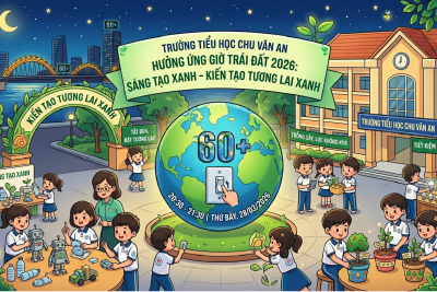 Chiến dịch giờ trái đất năm 2026: Sáng tạo xanh – Tương lai xanh