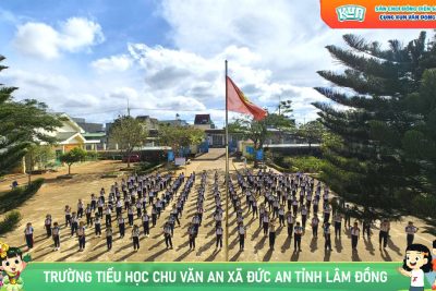 Đồng diễn sân trường: Cùng Kun vận động mỗi ngày