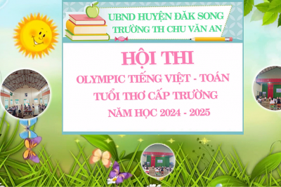 Hội thi Olympic Tiếng Việt – Toán tuổi thơ cấp trường năm học 2024 – 2025