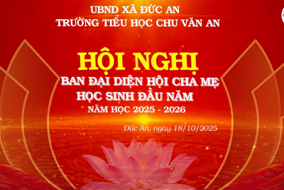 Hội nghị Hội Cha mẹ học sinh đầu năm học 2025 – 2026: Chung tay vì một môi trường giáo dục tốt đẹp hơn
