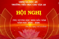 Hội nghị Hội Cha mẹ học sinh đầu năm học 2025 – 2026: Chung tay vì một môi trường giáo dục tốt đẹp hơn