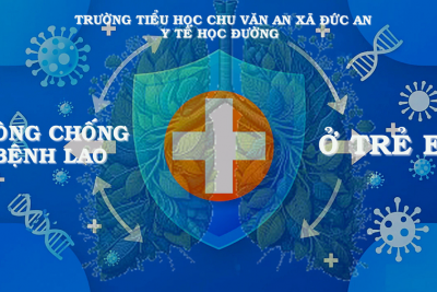 Góc tuyên truyền: Phòng chống bệnh lao ở trẻ em.