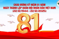Chào mừng kỷ niệm 81 năm ngày thành lập Quân đội Nhân dân Việt Nam (22/12/1944 – 22/12/2025): Ngày của lịch sử, của niềm tin, của khát vọng Việt Nam vươn lên mạnh mẽ và bền vững.