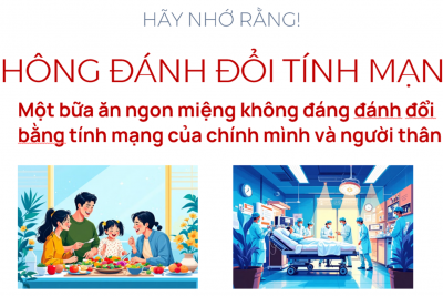Góc tuyên truyền: Một bữa ăn ngon miệng không đáng đánh đổi bằng tính mạng của chính mình và người thân. Vì sức khỏe của bản thân, gia đình và cộng đồng — hãy nói KHÔNG với cá nóc!