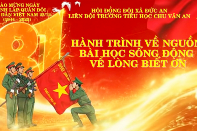 Hoạt động chào mừng kỷ niệm ngày thành lập Quân đội Nhân dân Việt Nam (22/12/1944 – 22/12/2025): Hành trình về nguồn – bài học sống động về lòng biết ơn và trách nhiệm