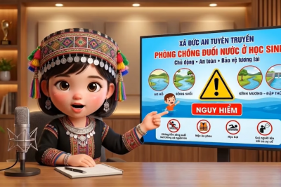Chung tay phòng chống đuối nước ở học sinh tại xã Đức An tỉnh Lâm Đồng