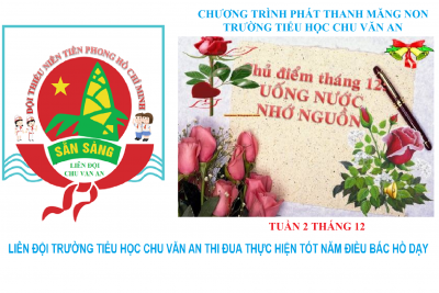 Chương trình phát thanh Măng non tuần 2 tháng 12