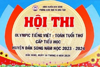 Tham gia Hội thi Olympic Tiếng Việt – Toán tuổi thơ cấp huyện năm học 2023 – 2024