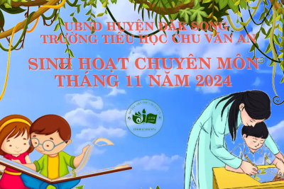 Thao giảng chào mừng 42 năm Ngày Nhà giáo Việt Nam 20/11