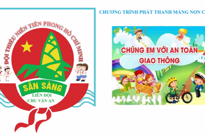 Chương trình phát thanh Măng non chủ đề ” Chúng em với an toàn giao thông”