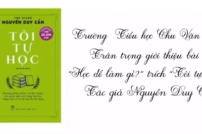 Học để làm gì?