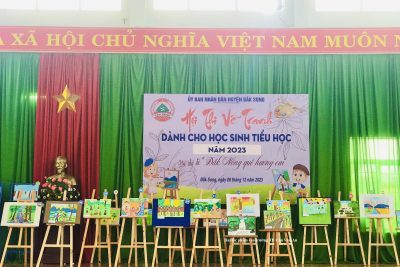 Hành trình tham gia Hội thi vẽ tranh”Đăk Nông quê hương em” năm 2023 của cô và trò trường Tiểu học Chu Văn An với giải Ba toàn đoàn và 02 giải Khuyến khích cá nhân