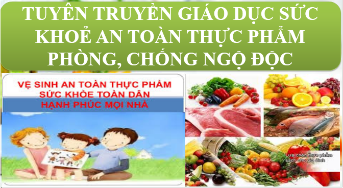 Tuyên truyền giáo dục an toàn thực phẩm