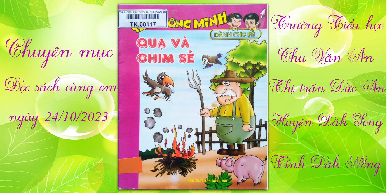 Đọc sách cùng em – Quạ và chim sẻ