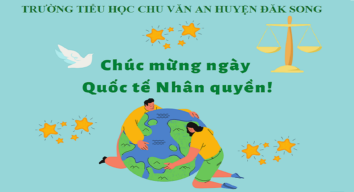 Chào mừng kỷ niệm ngày Nhân quyền thế giới 10/12