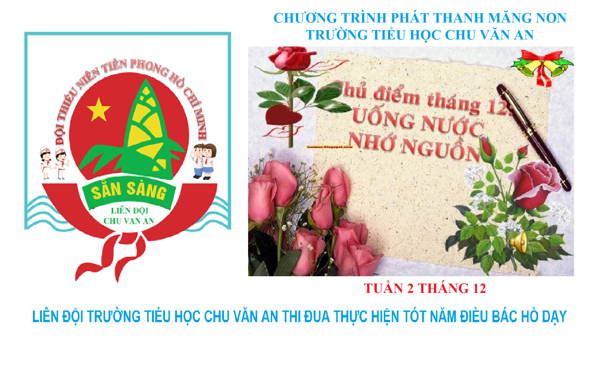 Chương trình phát thanh Măng non tuần 2 tháng 12