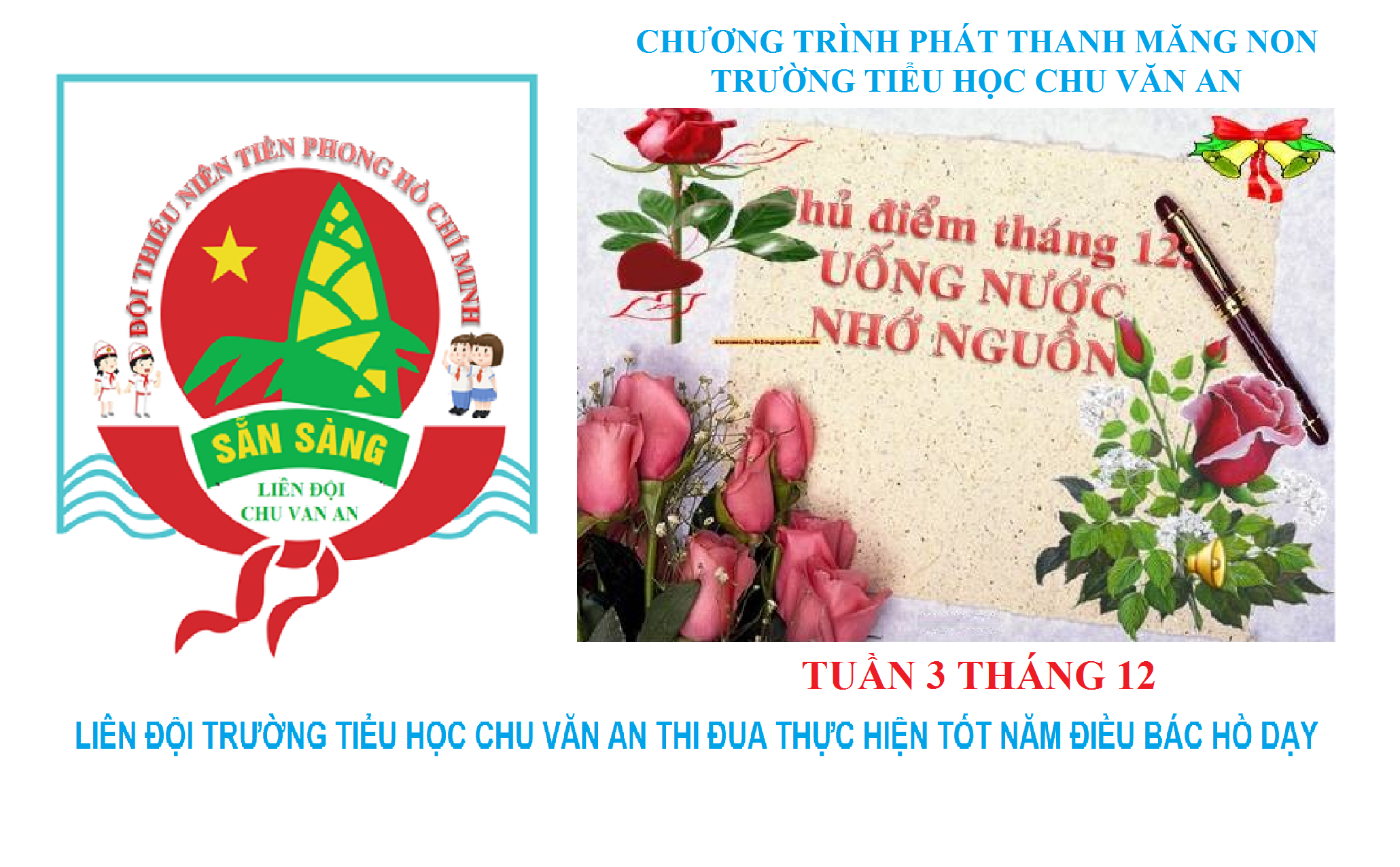 Chương trình phát thanh Măng non tuần 3 tháng 12