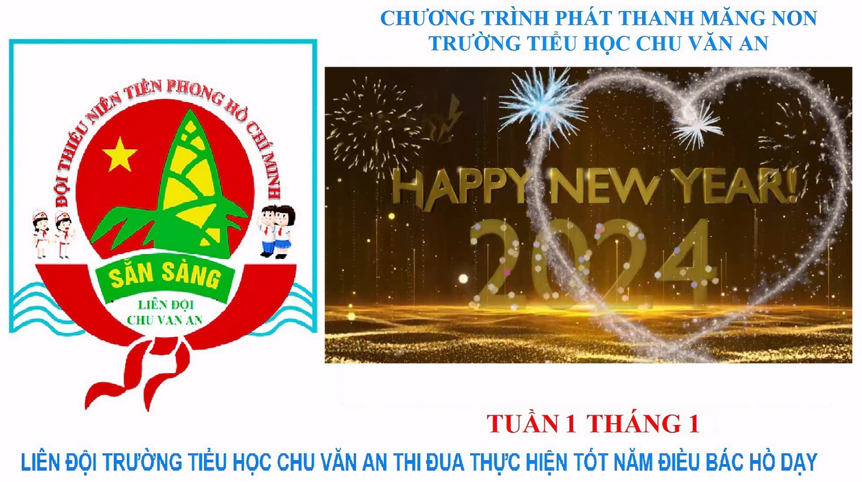 Chương trình phát thanh Măng non tuần 1 tháng 1 năm 2024