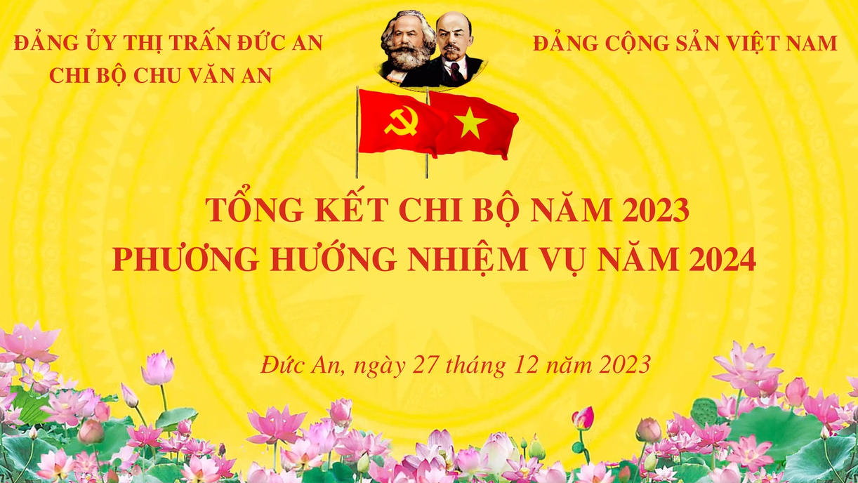 Tổng kết chi bộ trường Tiểu học Chu Văn An năm 2023