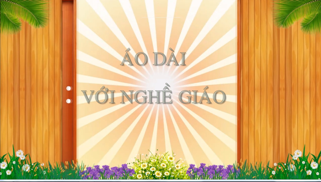 Hưởng ứng tuần lễ áo dài: Áo dài với nghề giáo