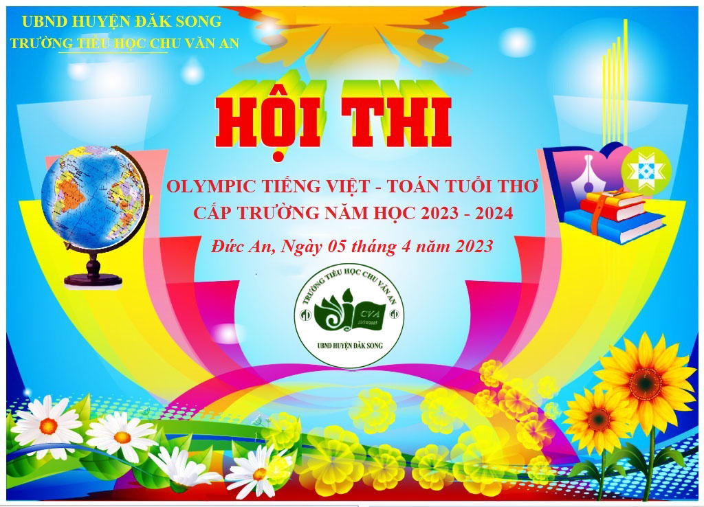 Hội thi Olympic Tiếng Việt – Toán tuổi thơ cấp trường năm học 2023 – 2024