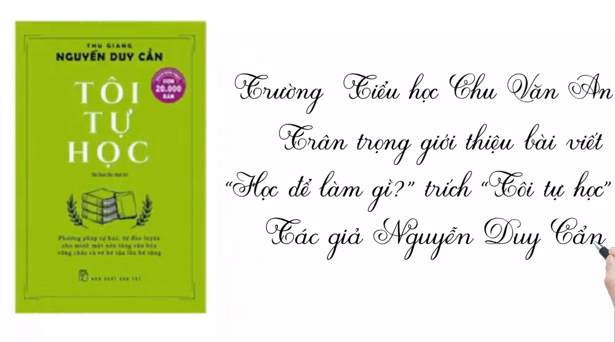 Học để làm gì?