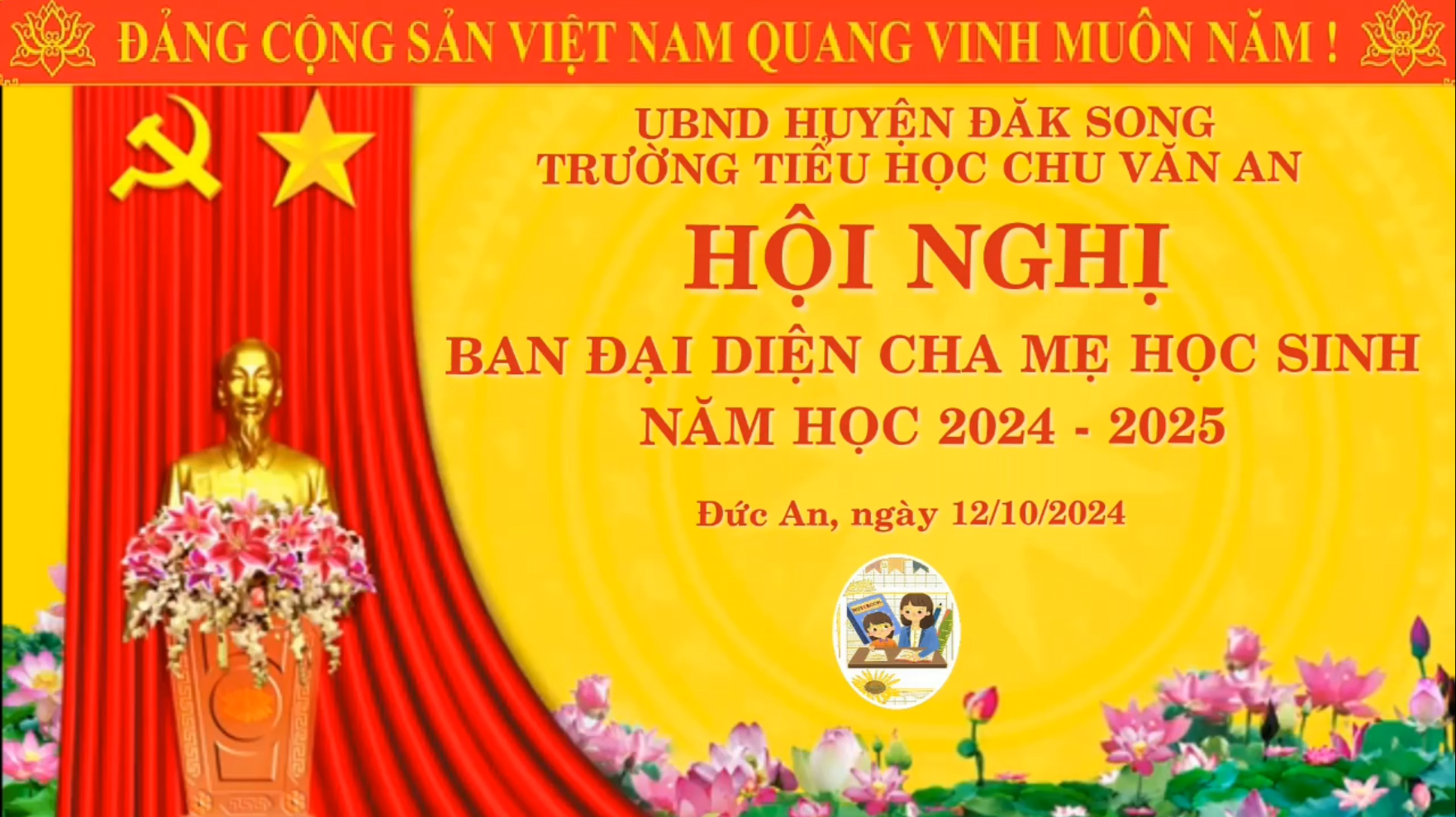 Hội nghị Ban đại diện Hội Cha mẹ học sinh năm học 2024 – 2025