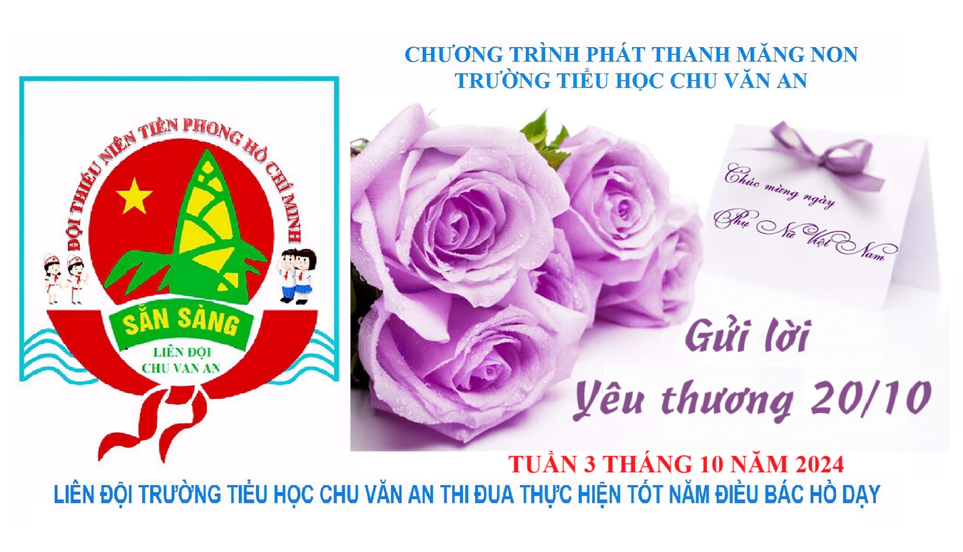 Chương trình phát thanh Măng non tuần 3 tháng 10 năm 2024