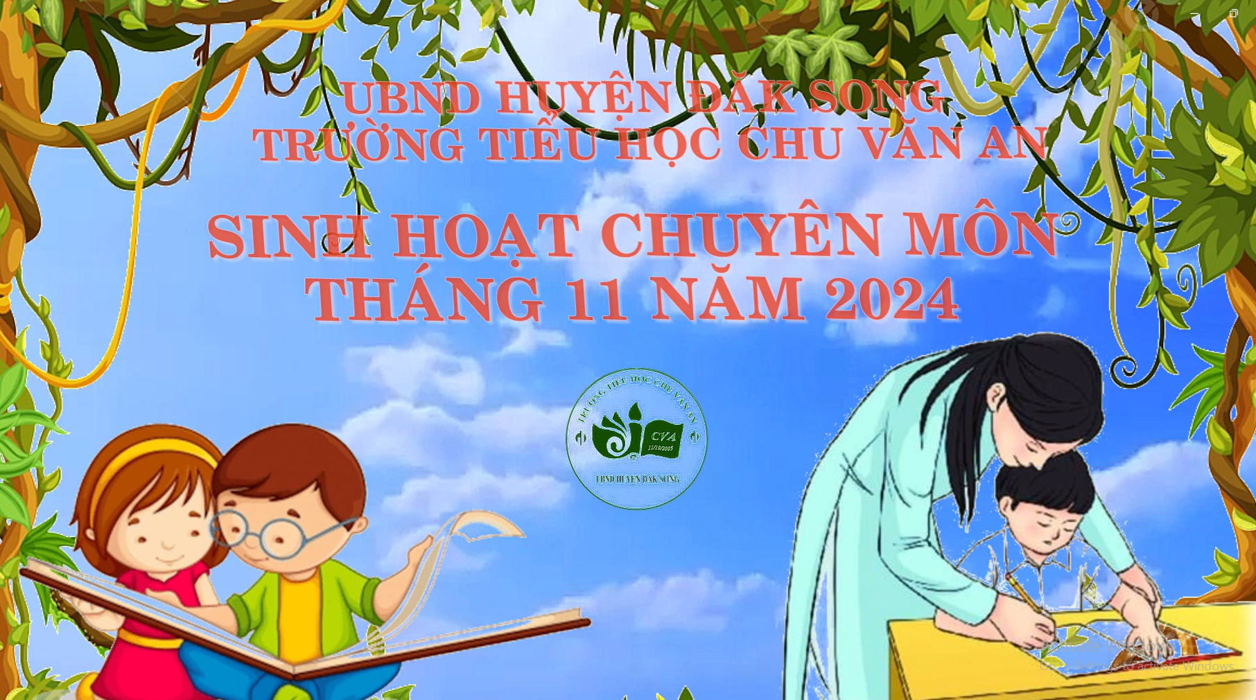 Thao giảng chào mừng 42 năm Ngày Nhà giáo Việt Nam 20/11