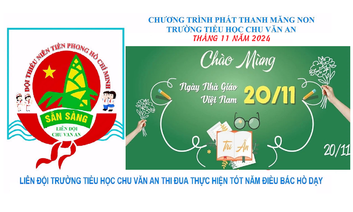 Chương trình phát thanh Măng non tháng 11 năm 2024