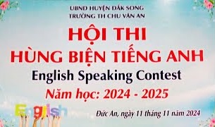 Hội thi Hùng biện Tiếng Anh cấp trường năm học 2024 – 2025