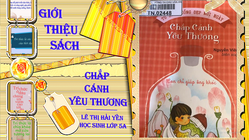 Hưởng ứng tuần lễ học tập suốt đời: Giới thiệu sách “Chắp cánh yêu thương”