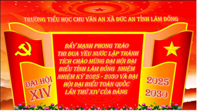 Góc tuyên truyền: Chào mừng đại hội đảng bộ các cấp và Đại hội đại biểu toàn quốc lần thứ XIV của Đảng!
