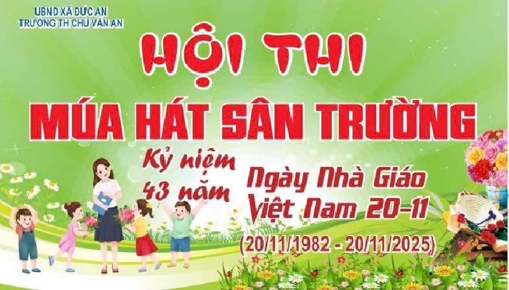 Hội thi Múa hát sân trường kỷ niệm 43 năm ngày Nhà giáo Việt Nam (20/11/1982 – 20/11/2025)