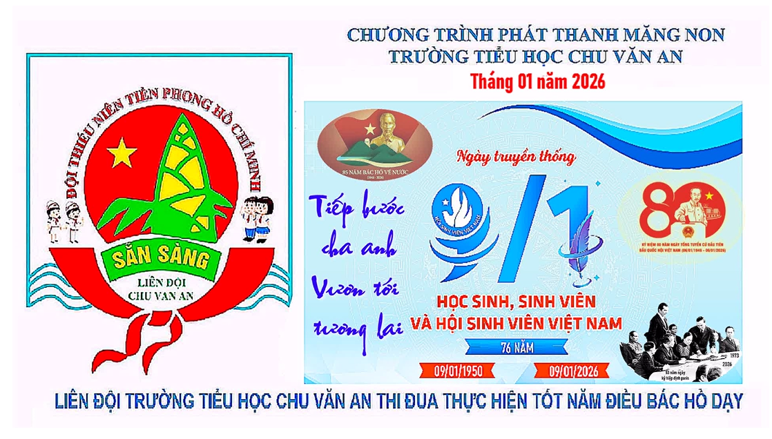 Chương trình phát thanh Măng non tháng 1/2026